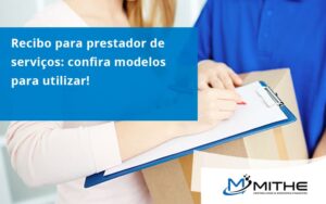 Recibo Para Prestador De Serviços Mithe - Mithe